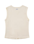 Rib Henley Tank 羅紋亨利背心-Beige