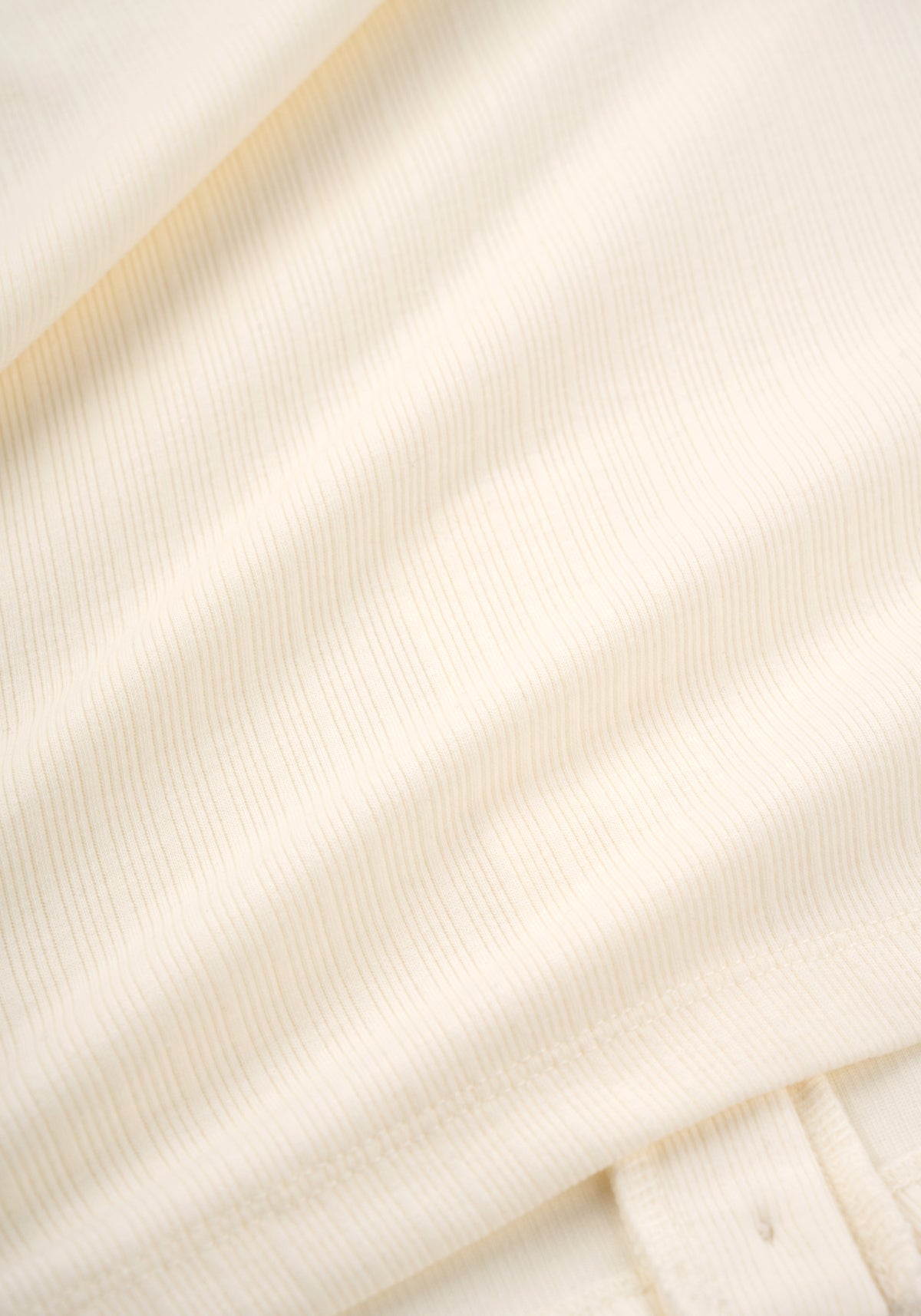 Rib Henley Tank 羅紋亨利背心-Beige