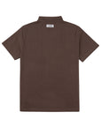 Scarf Collar Knit Top 領巾領針織上衣-Brown