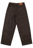 Voluminous Drawstring Trousers 立體量感綁帶長褲-Black