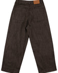 Voluminous Drawstring Trousers 立體量感綁帶長褲-Black