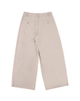 Pleated Panel Trousers 拼接打褶西裝褲-Khaki