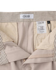Pleated Panel Trousers 拼接打褶西裝褲-Khaki
