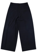 Pleated Panel Trousers 拼接打褶西裝褲-Navy