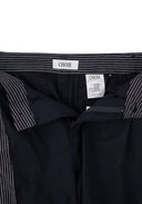 Pleated Panel Trousers 拼接打褶西裝褲-Navy