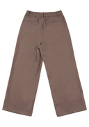 Relaxed Tailored Trousers 寬鬆西裝長褲-Brown