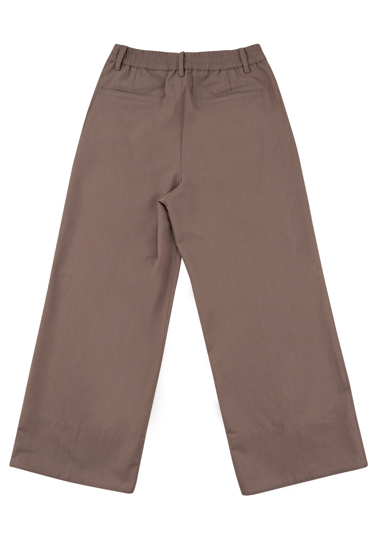 Relaxed Tailored Trousers 寬鬆西裝長褲-Brown