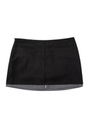 Two-Layer Skirt 雙層結構短裙-Gray