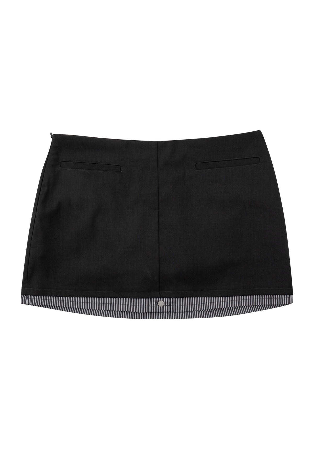Two-Layer Skirt 雙層結構短裙-Gray