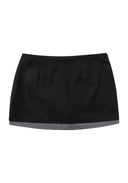 Two-Layer Skirt 雙層結構短裙-Gray