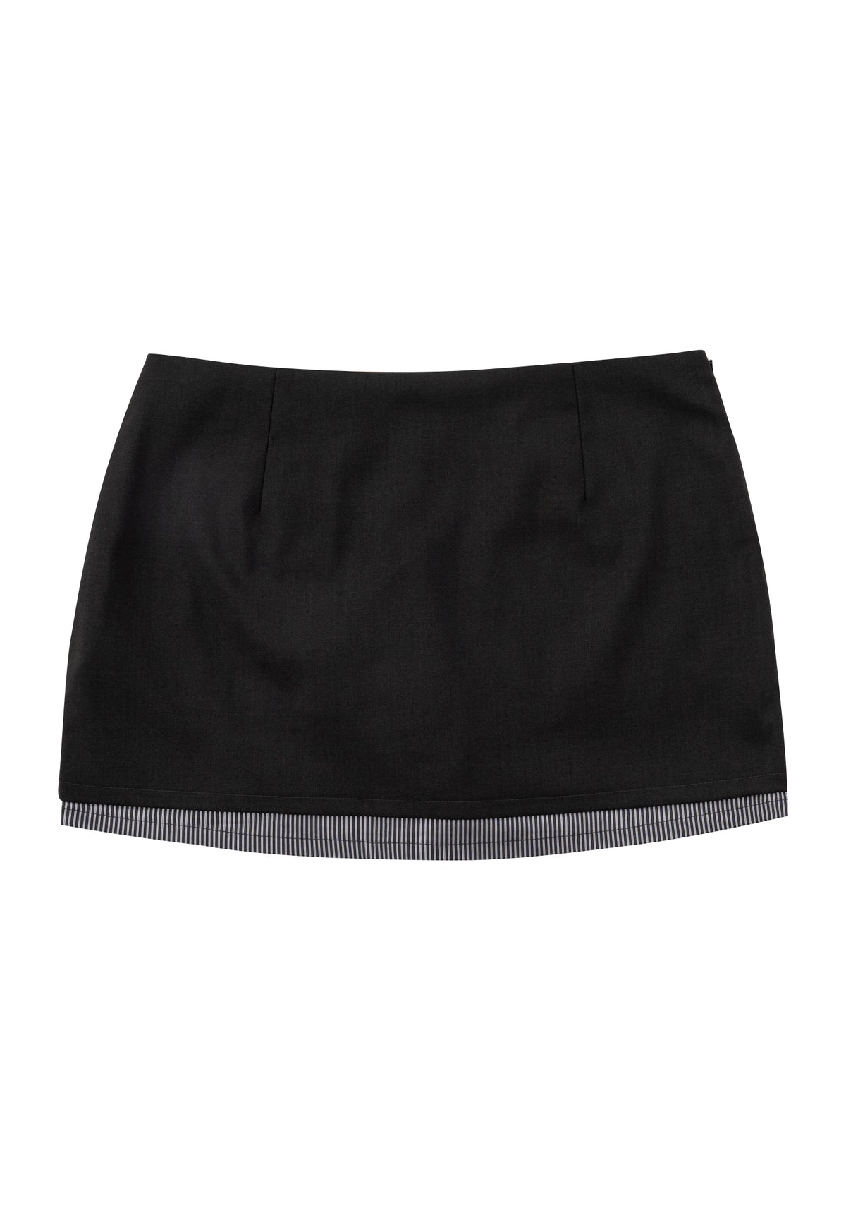Two-Layer Skirt 雙層結構短裙-Gray