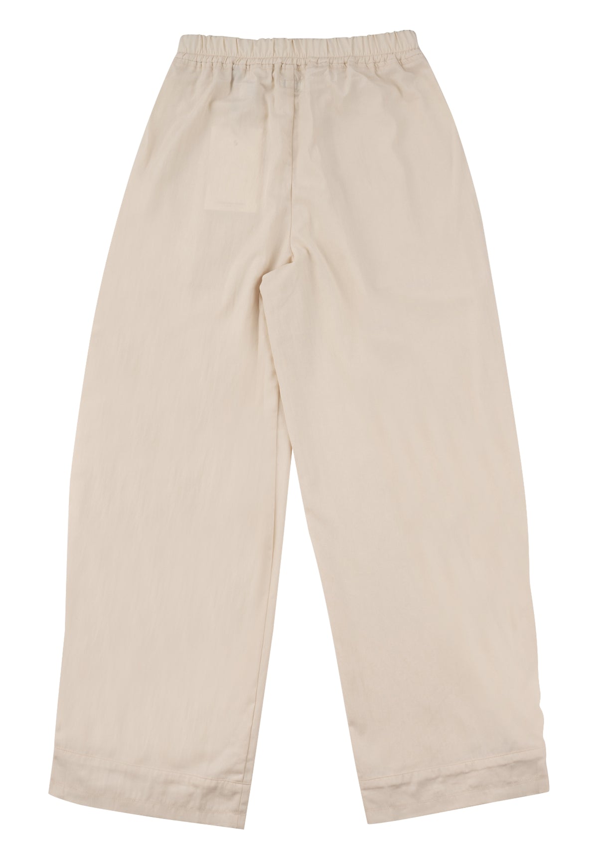 Pull-On Wide Trousers 鬆緊寬版長褲-Beige