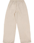 Pull-On Wide Trousers 鬆緊寬版長褲-Beige