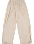Pull-On Wide Trousers 鬆緊寬版長褲-Beige