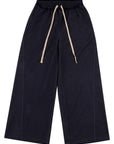 Raw-Edge Sweatpants 毛邊運動長褲-Navy