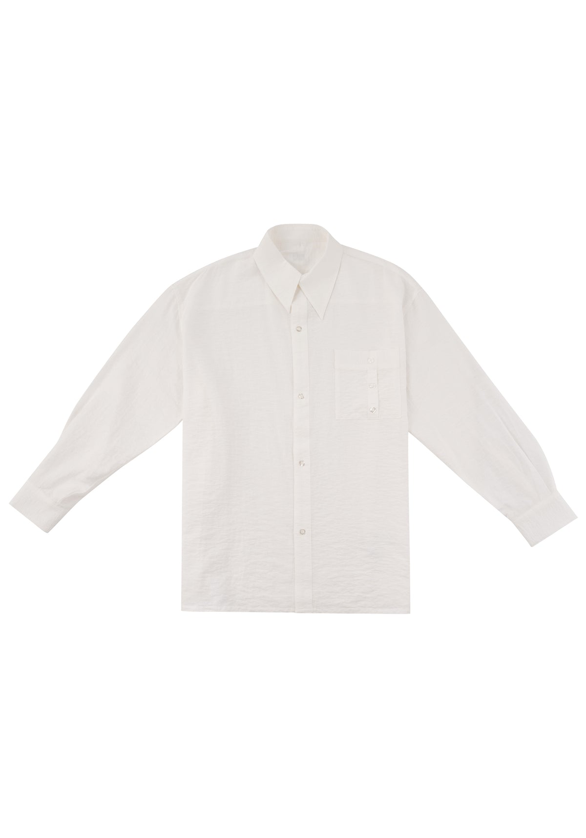 Structured Pocket Shirt 結構口袋襯衫-White