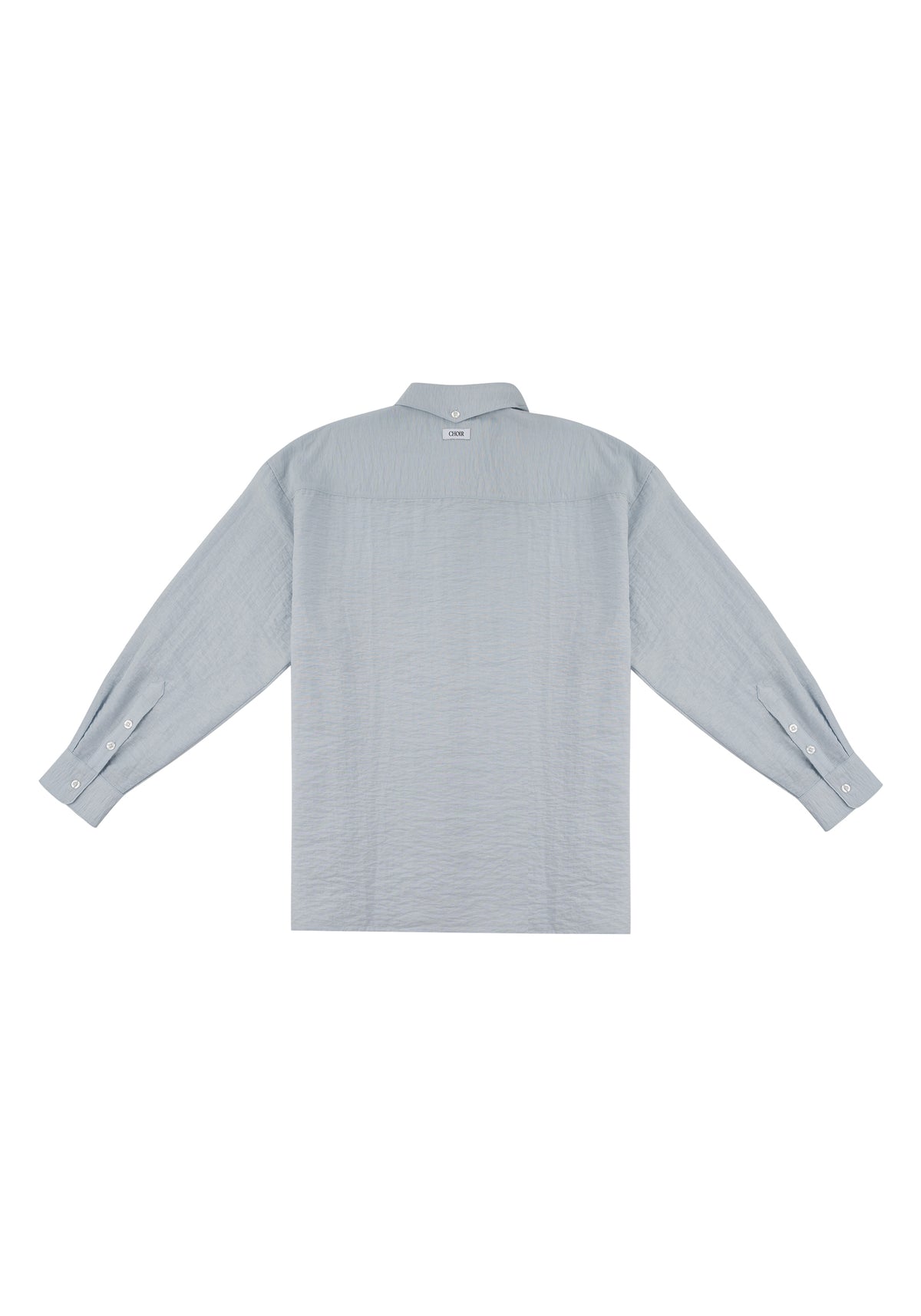 Structured Pocket Shirt 結構口袋襯衫-Blue