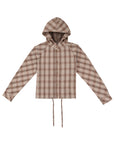 Raglan Hooded Shirt 拉克蘭連帽襯衫-Khaki