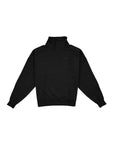 High Neck Overshirt 高領長版上衣 - Black