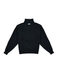 High Neck Overshirt 高領長版上衣 - Black