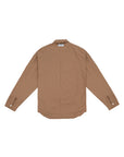 Shirt Jacket 條紋襯衫夾克 - Khaki