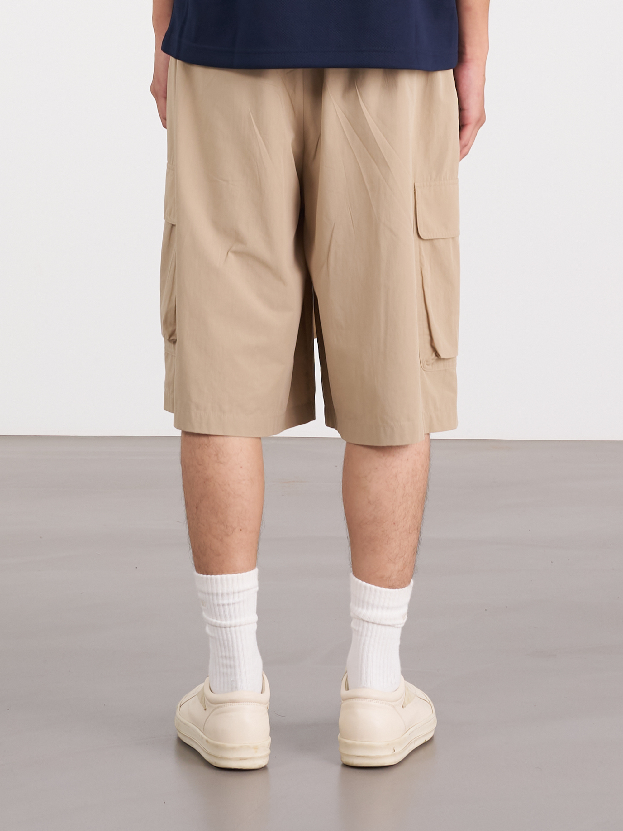 Voluminous Cargo Shorts 立體量感工裝短褲 - KHAKI