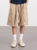 Voluminous Cargo Shorts 立體量感工裝短褲-Khaki
