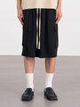 Voluminous Cargo Shorts 立體量感工裝短褲 - BLACK
