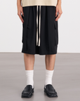 Voluminous Cargo Shorts 立體量感工裝短褲 - BLACK
