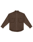 Harrington Jacket 千鳥格襯衫外套 - Brown
