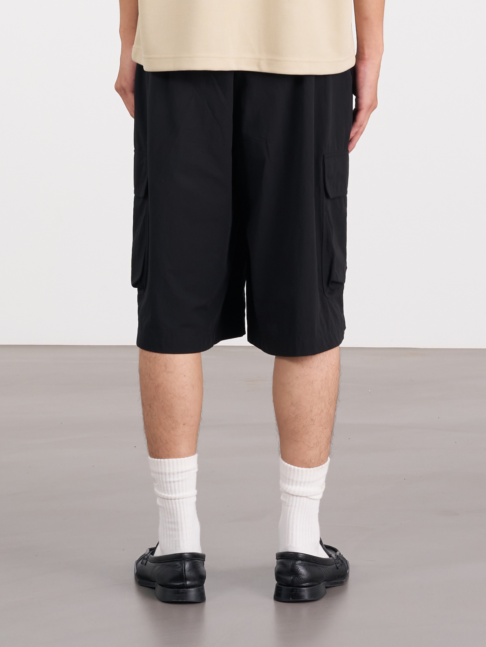 Voluminous Cargo Shorts 立體量感工裝短褲 - BLACK
