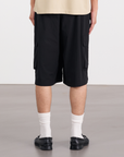 Voluminous Cargo Shorts 立體量感工裝短褲 - BLACK