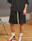 NEUTRALS Cargo Sweat Shorts - Gray