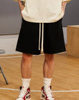 NEUTRALS Cargo Sweat Shorts - Black