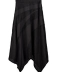 Wrap Midi Drape Skirt 垂墜中長裙 - Black