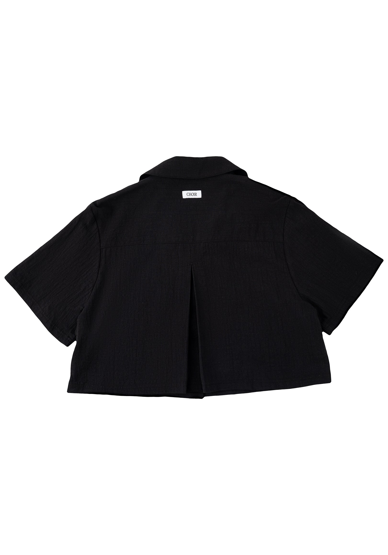 Resort Sheer Pocket Shirt 輕透口袋襯衫 - Black