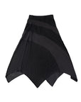 Wrap Midi Drape Skirt 垂墜中長裙 - Black