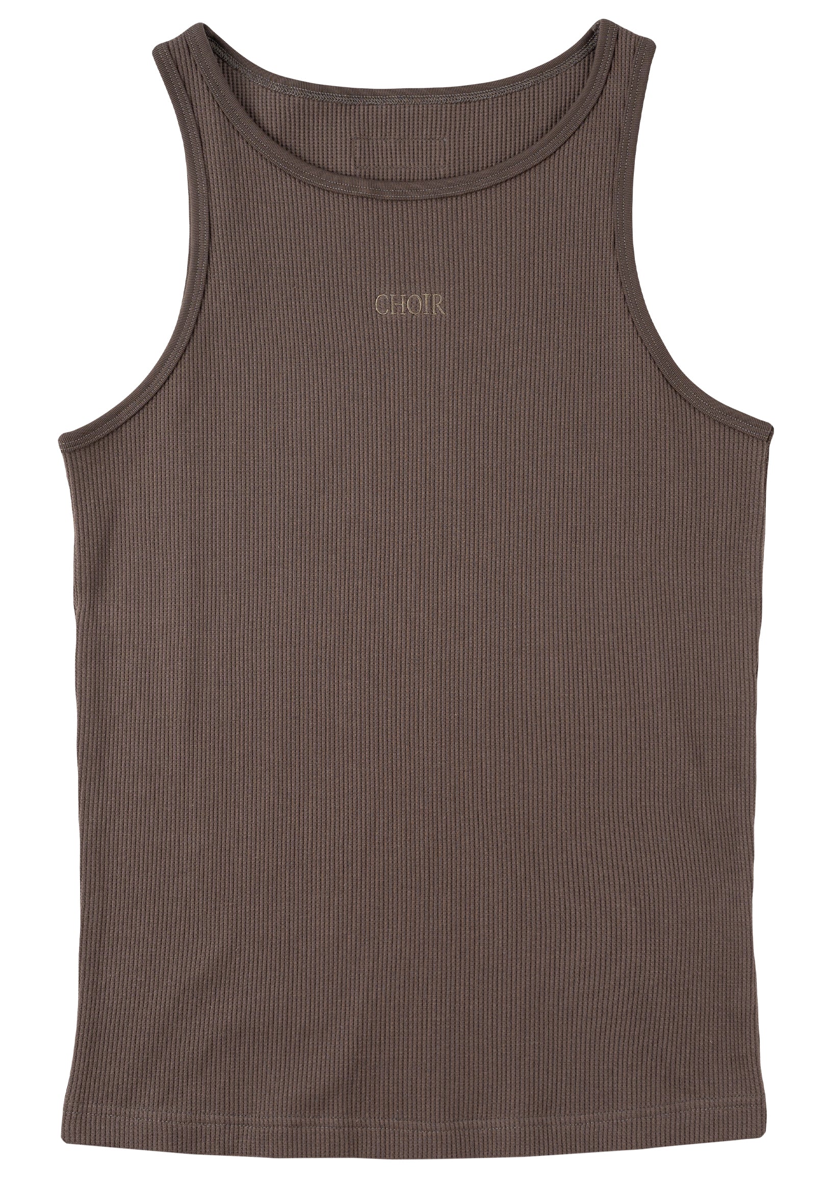 Cutaway Shoulder Tank 削肩背心 - GREY