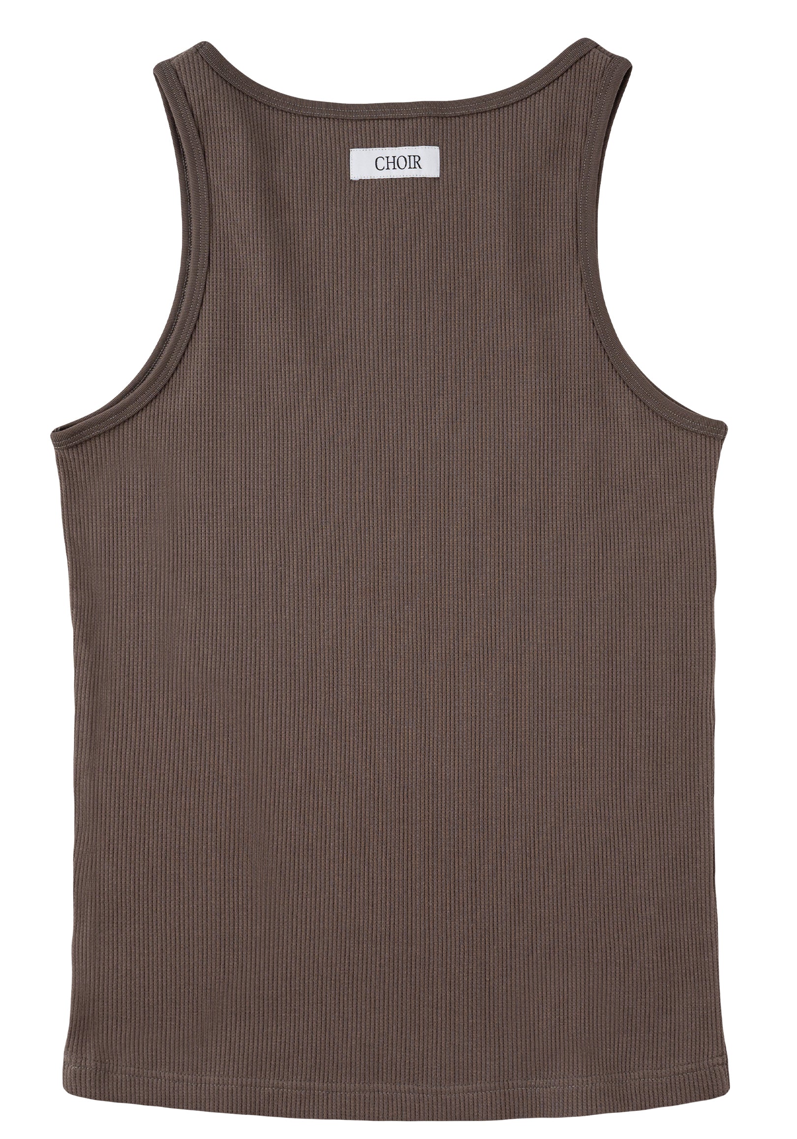 Cutaway Shoulder Tank 削肩背心 - GREY