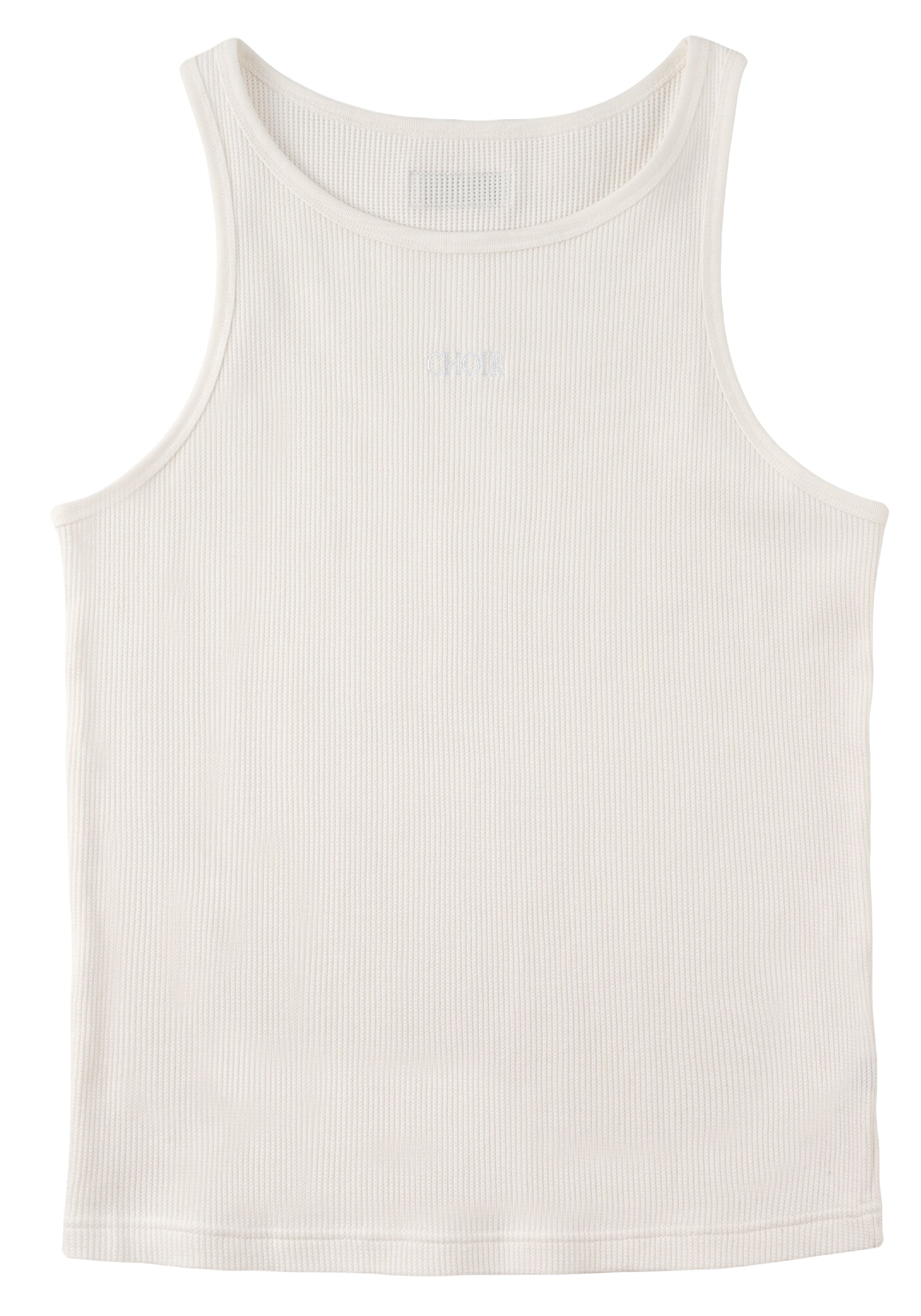 Cutaway Shoulder Tank 削肩背心 - White