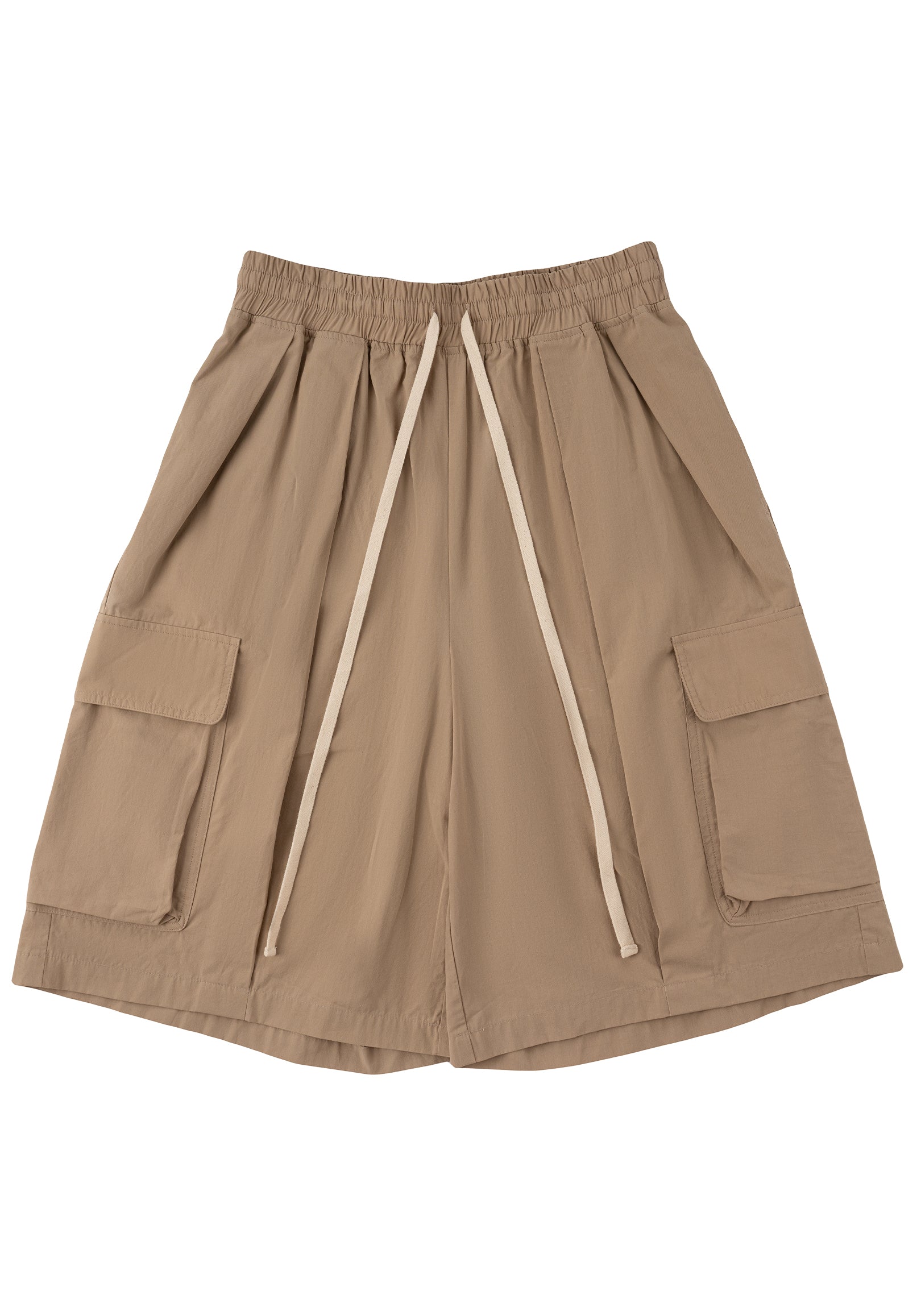 Voluminous Cargo Shorts 立體量感工裝短褲 - KHAKI
