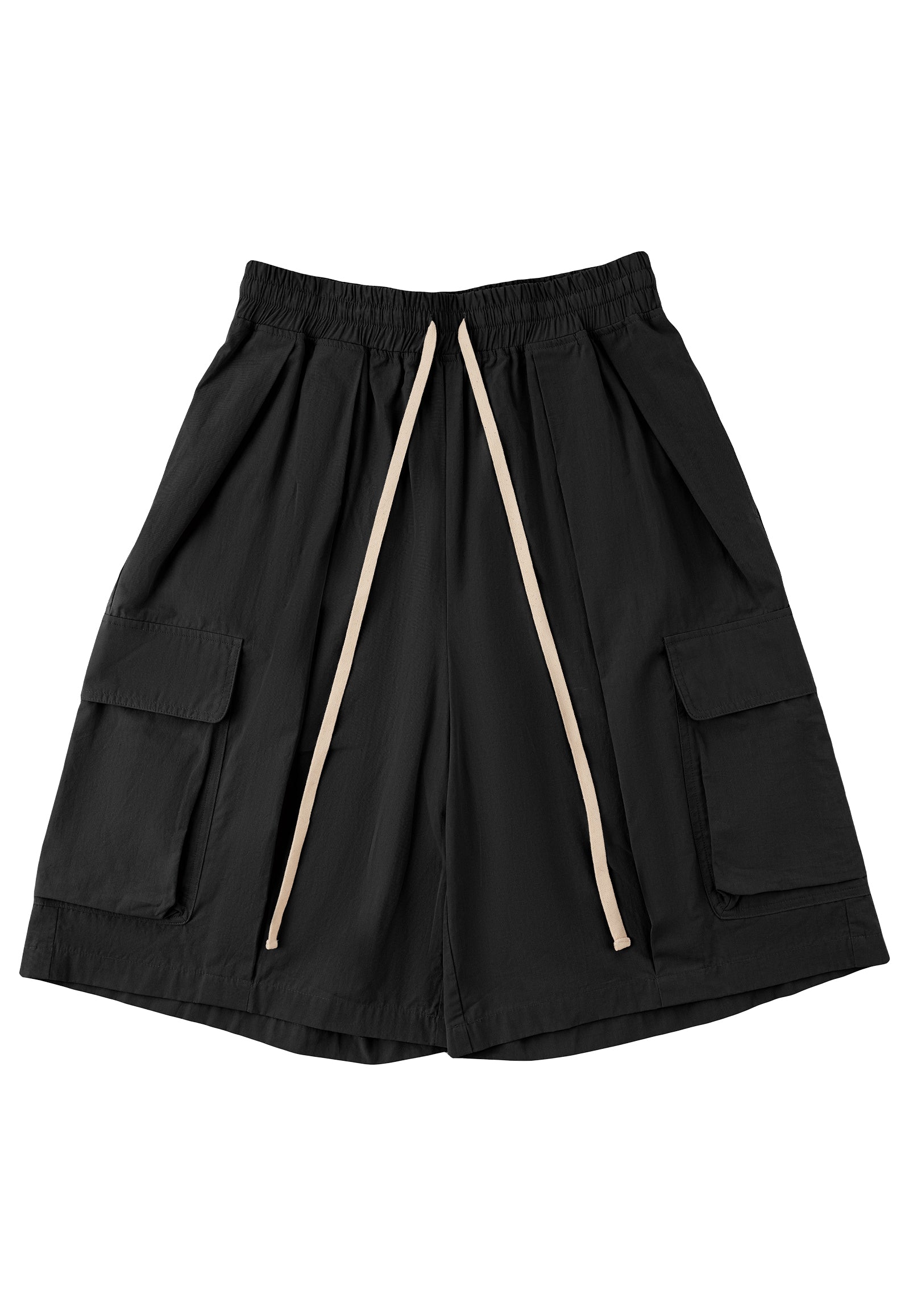 Voluminous Cargo Shorts 立體量感工裝短褲 - BLACK