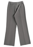 Fluid Pleated Trousers 中腰打褶長褲-Gray
