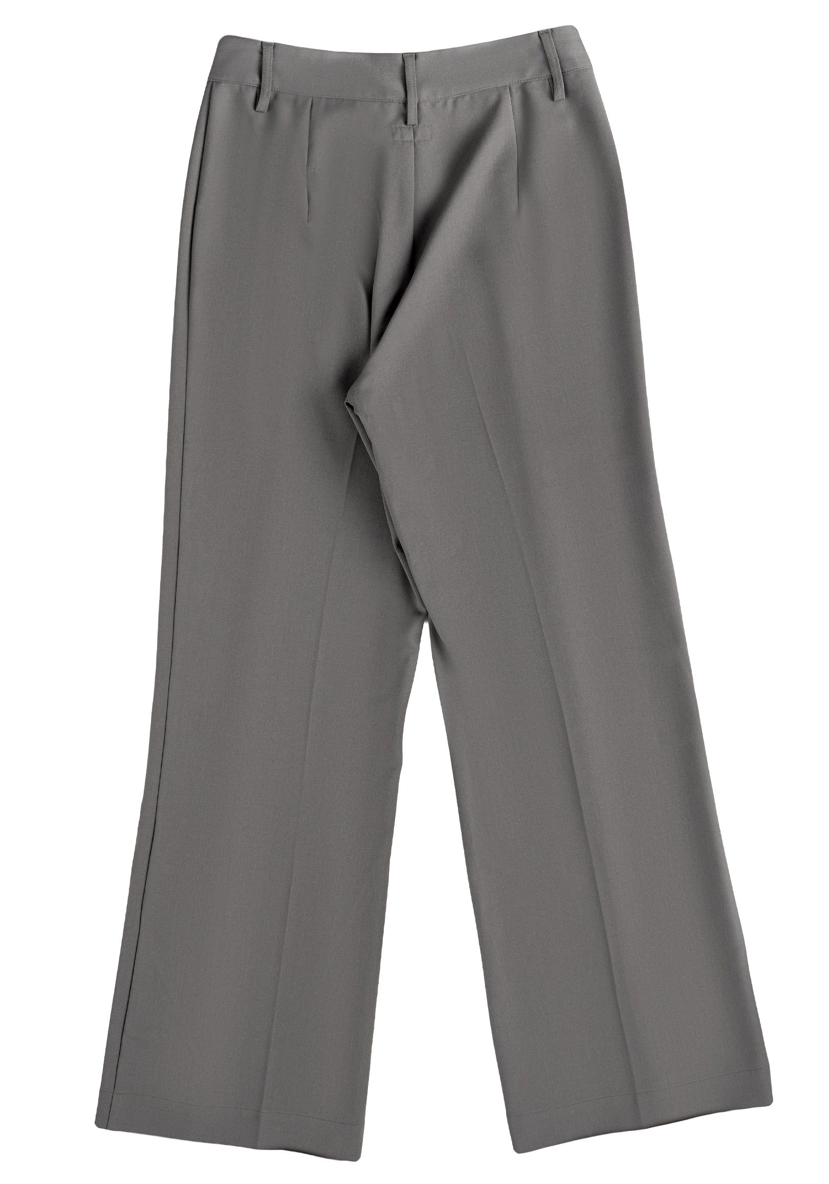 Fluid Pleated Trousers 中腰打褶長褲 - Gray