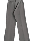 Fluid Pleated Trousers 中腰打褶長褲 - Gray