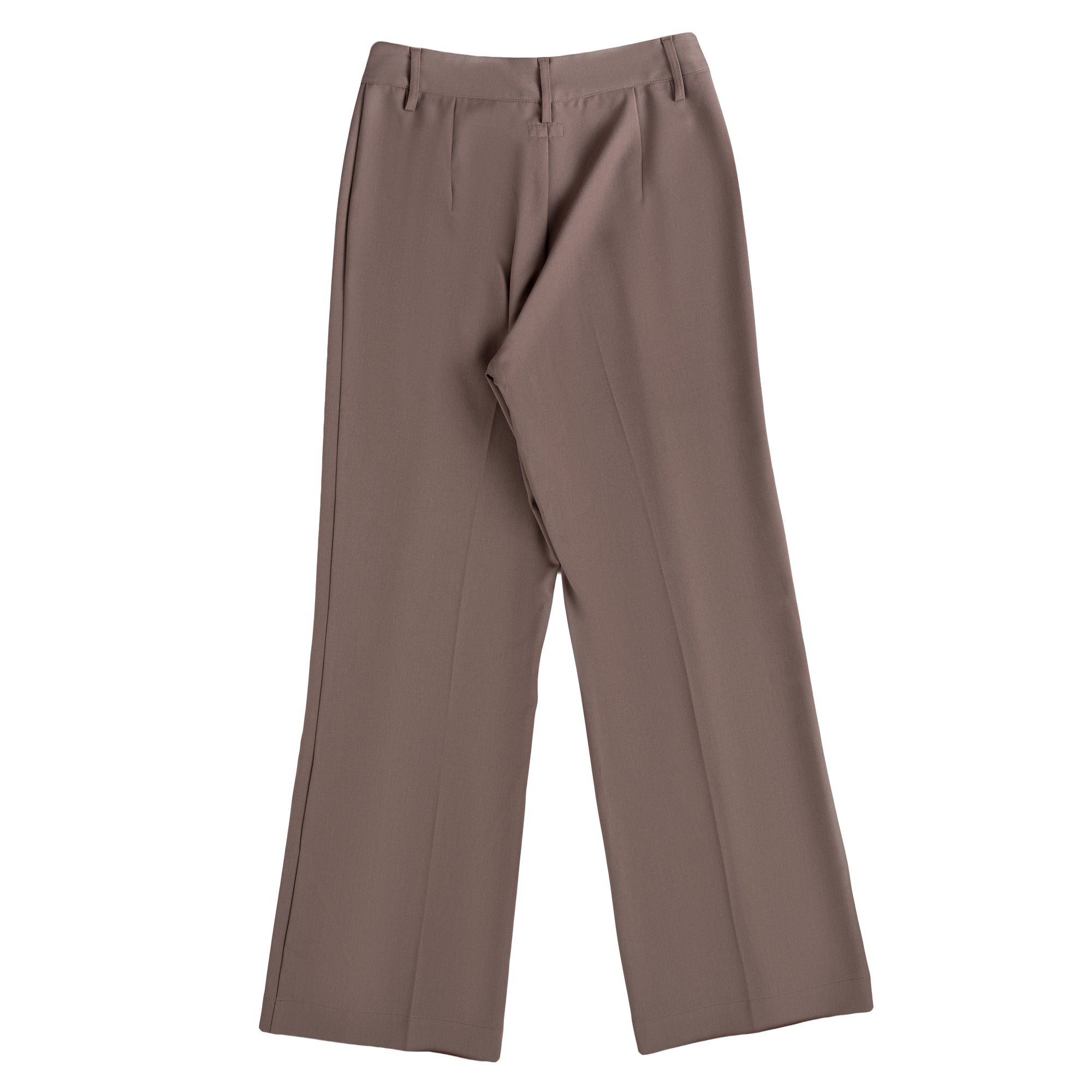 Fluid Pleated Trousers 中腰打褶長褲 - Mocha Gray