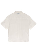 Layered Pocket Shirt 拼接口袋短袖襯衫-Beige