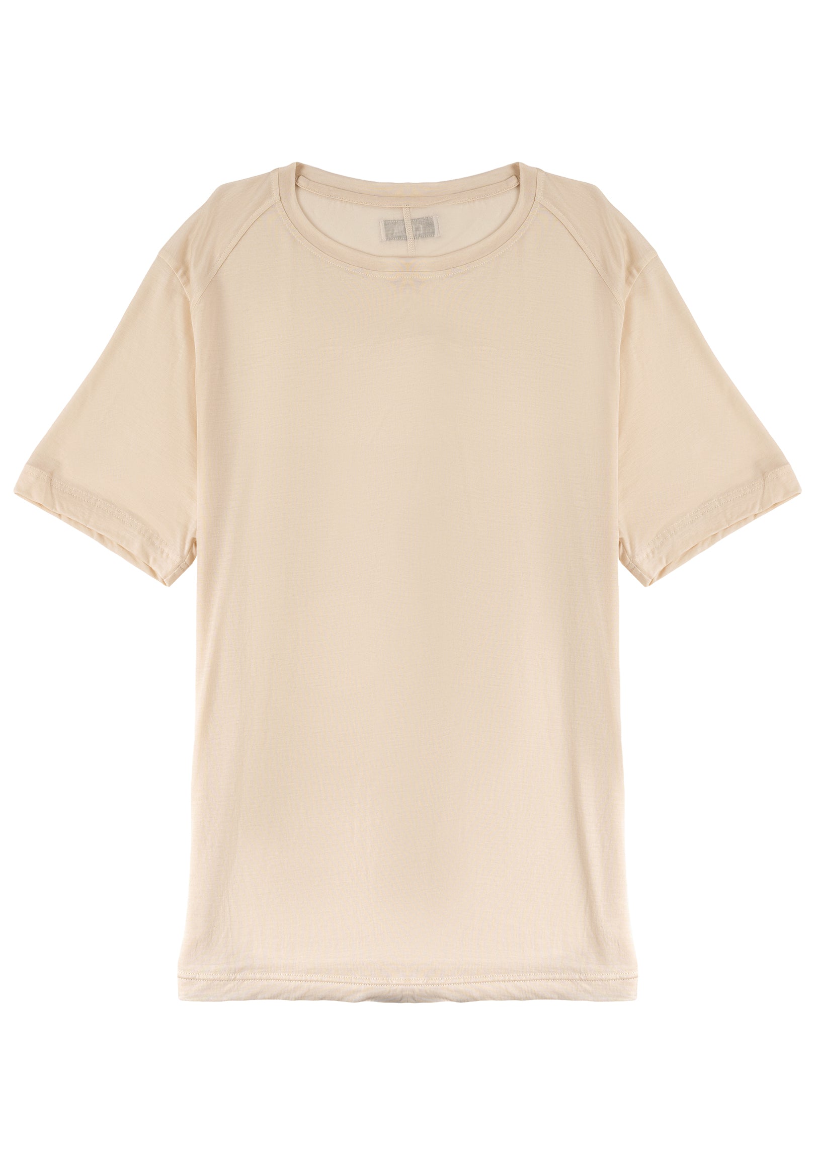 Minimal Logo Tee logo 短袖上衣 - BEIGE