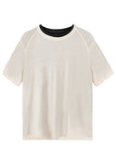 Layered Top Set 雙層疊穿上衣 (白／黑)