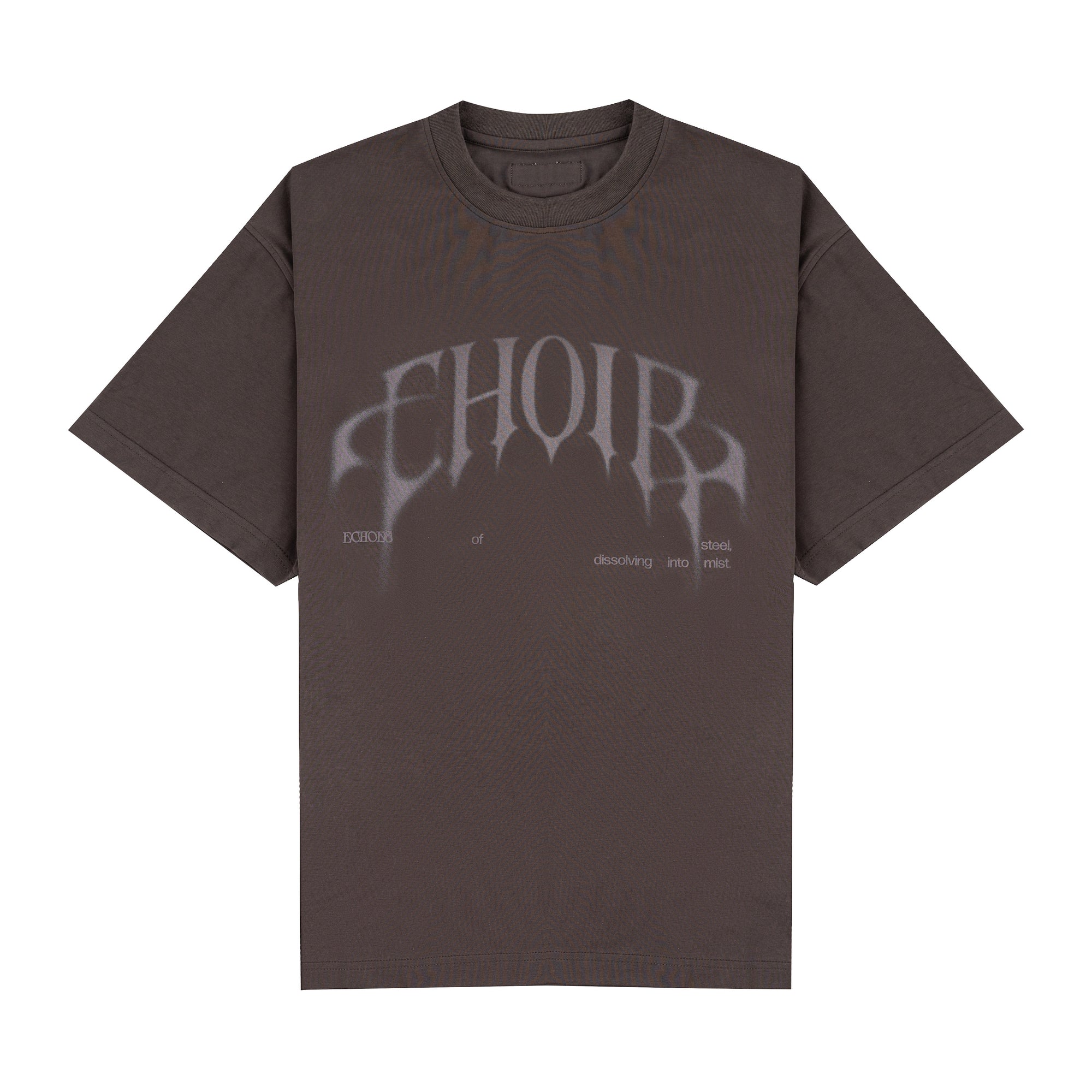 Choir Goth Logo Tee 哥德Logo印花踢恤 - DARK GREY